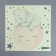 Sticker Plastic Interior phosphorus "Sleeping Elephant on the Moon" 28x28 cm