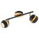Nocito 2x3.3W GU10 lamp, black, gold