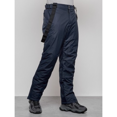 Semi-combineson ski insulated male winter, size 56, dark blue color-6
