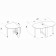 Folding table "SP-17", 916 (1574) × 674 × 740 mm, sonoma oak color
