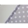 The bathroom curtain "White Peas", 180 x 180 cm