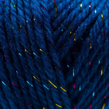 Yarn 70% acrylic, 30% silk "Softy Shine" 50 g 85 m color 34 dark blue-3