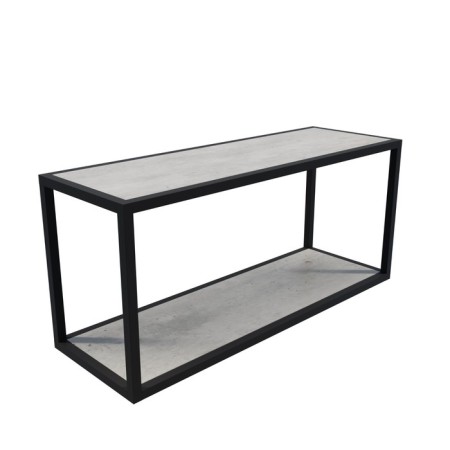 Hinged shelf 800, 800x250x360, black muar/Metropolitan Gray-3