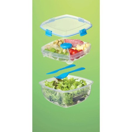 Container with dividers, 1.63 l, mix-1