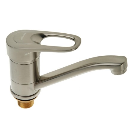 ACCOONA A4230A kitchen mixer, single -leaf, medium surge, with nut, brass, satin