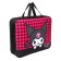 A4 labor folder, with handles of textiles, kuromi, polyester