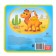 Book with soft puzzles EVA "Such different animals", 12 p.