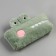 Penal school soft "crocodile", 20x8 cm, plush, green