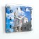 Carty clock is wall, series: city, "Lastochkino Nest", smooth move, 20 x 26 cm