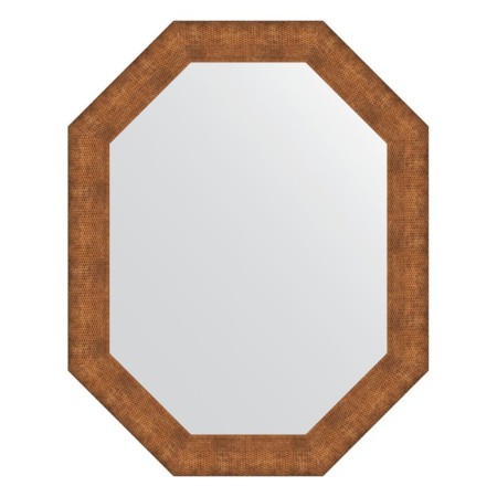 Mirror in the baguette frame, copper chain mail 88 mm, 76x96 cm