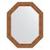 Mirror in the baguette frame, copper chain mail 88 mm, 76x96 cm