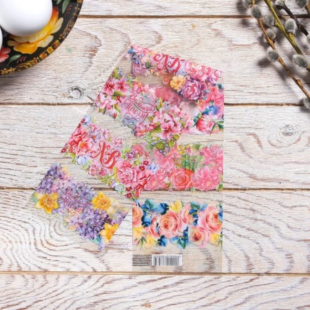 Thermonacles for 7 eggs "Flowers" on Easter, 7.3 x 34.2 cm-2