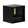 Facade lamp "Cube", FSD-063, 6 W, 3000K, Regulation. Ray, IP65, 220 V, plastic, black 100842