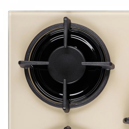 Krona Anima 45 IV, gas, 3 burners, 45 cm, beige.-4