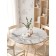 The tablecloth “Water spray”, round, oxford, elastic band, size 140x140 cm, diameter 105-120 cm