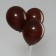 Shar Latex 10 ", Makarun, set of 100 pcs., Chocolate color