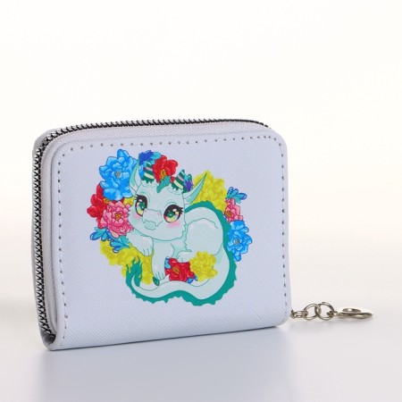 Children's wallet with lightning, green color-2