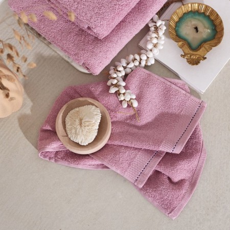Tmachry Lovelife "Plain" 50*90 cm, col. dusty rose, 100% cotton, 450 g/m2-3