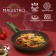 Forged pan Magistro Avocado, D = 24 cm, removable handle Soft-Touch, anti-stick coating, induction, color green