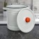 Mantock-wir, 12 l, 4 inserts, with a plastic pen, white color