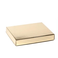 Box the team without printing a lid is, gold, no window, 26 x 21.5 x 4 cm