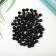 Acrylic beads "Round" 8 mm, 25 gr. black