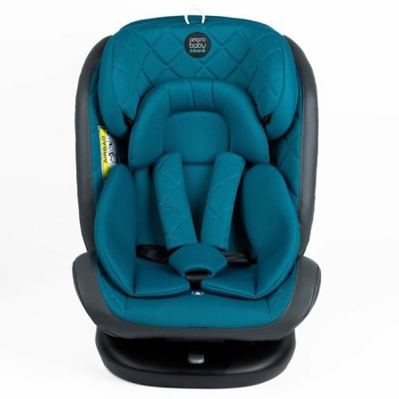 AMAROBABY BRILLANT, ISOFIX fastening, class D, group 0+/1/2/3 (0-36 kg), Biryuzovoy color, Brierous Class-15