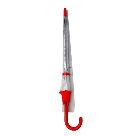 Umbrella - a semiautomatic “style” cane, 8 spokes, r = 51 cm, red color-8
