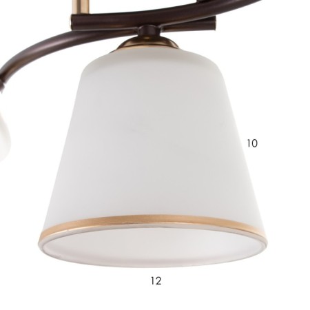 Chandelier 2176/3 E27 40W coffee-gold 50x26x22 cm Bayerlux-5