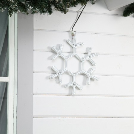 Neon figure "Snowflake", 40 cm, 360 LED, 220 V, glow of blue-1