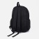 A backpack with a zipper, 3 outer pockets, black color