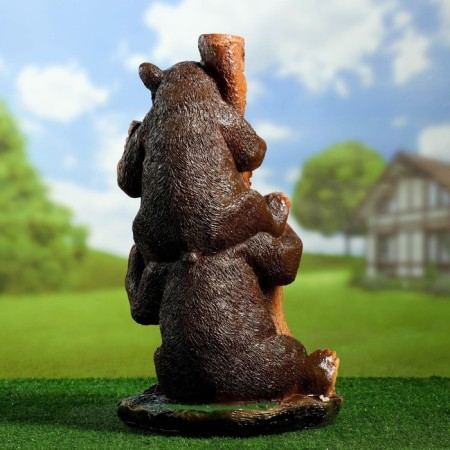 Garden figure "Bears Come friends" 30x27x55cm-12