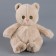 Soft toy "cat", 25 cm, cream color