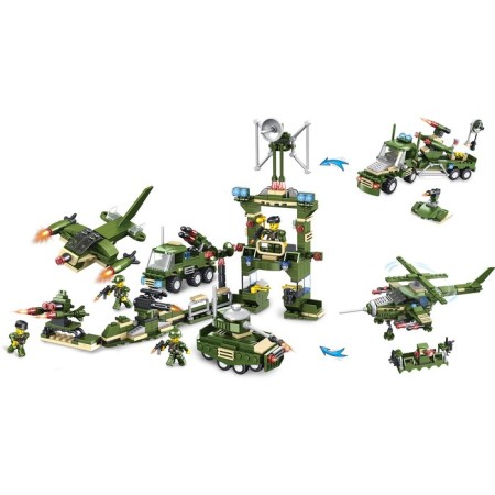 Military designer "Battle", 805 parts-1