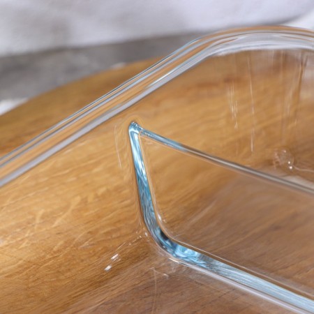 Container with a separator and a plastic lid, glass, 1 liter-3