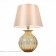 ST LUCE bedside lamp. SL968.904.01. Ampolla. 1x60 W, E27, 35x35x54 cm, chromium color, amber