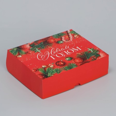 Folding box "New Year's mood", 20 x 17 x 6 cm, new year-1