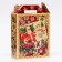 Gift box New Year's capital 17 x 7 x 25.5 cm