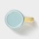 Ceramic "air" mug, 300 ml, blue and yellow color