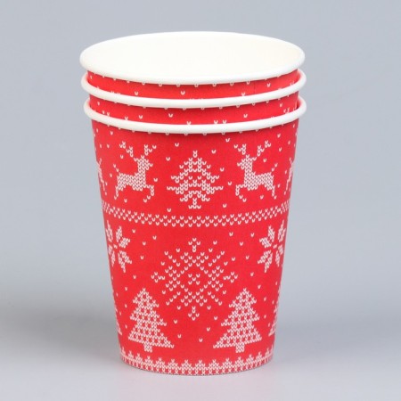 Paper “Winter Patter” glass 250 ml-1