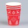 Paper “Winter Patter” glass 250 ml