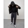 Male demi -season park, size 52, black color