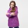 Jacket for girls, lilac color, height 104-110 cm