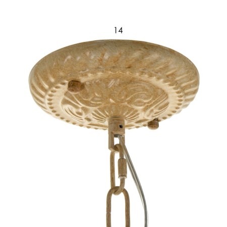 Rosetta chandelier 6he27 40w beige 75x75x30-90cm Bayerlux-5
