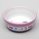 Ceramic "cat Life" bowl 270 ml 12.7 x 5 cm, pink