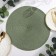 Serving shade "Classic", color green, d 38cm