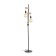 Floor lamp EVOLUCE. SL1142.405.01. Bagetti. 2x60 watts, E27, 24x26x160 cm, black color, light wood