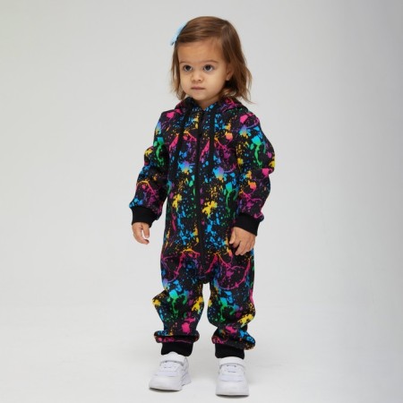 Combineson children, black/pink color, height 68 cm-2