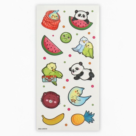 Set for creating acrylic key cards with stickers "for a boy"-10