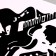 Stick 3D Interior guitarist 40*40cm